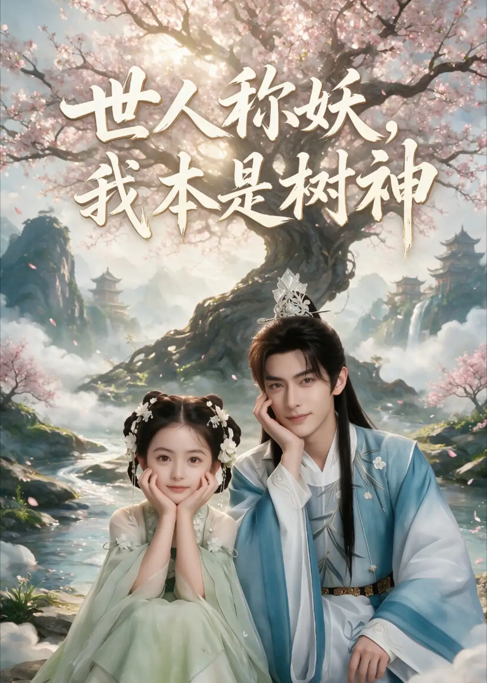 《世人称妖,我本是树神(70集)AI短剧 (2026)》短剧封面
