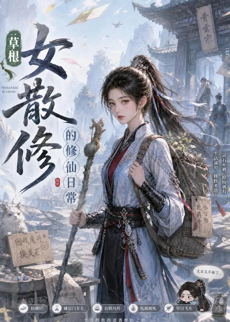 《草根女散修的修仙日常（108集）（夸克网盘）》短剧封面