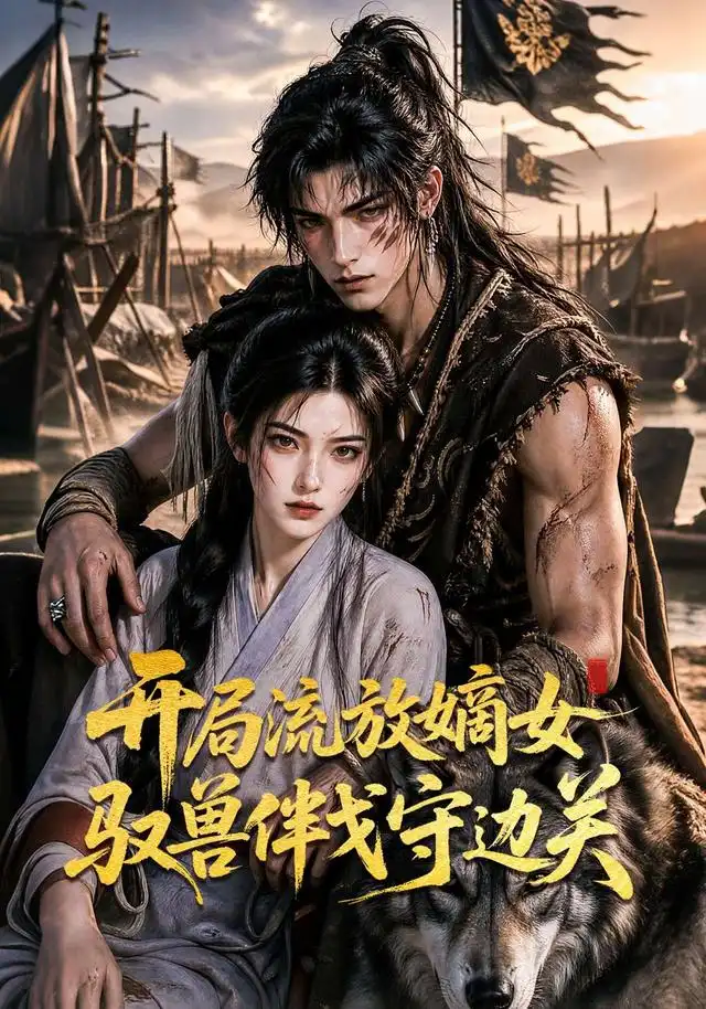 《开局流放嫡女驭兽伴戈守边关（71集）（夸克网盘）》短剧封面