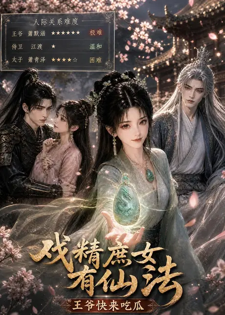 《戏精庶女有仙法，王爷快来吃瓜（55集）（百度网盘）》短剧封面