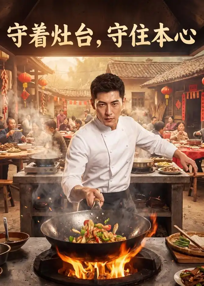 《守着灶台，守住本心（52集）AI短剧 (2026)》短剧封面