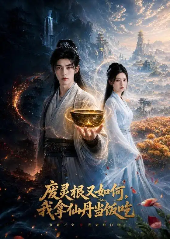 《废灵根又如何,我拿仙丹当饭吃(90集)(夸克网盘)》短剧封面