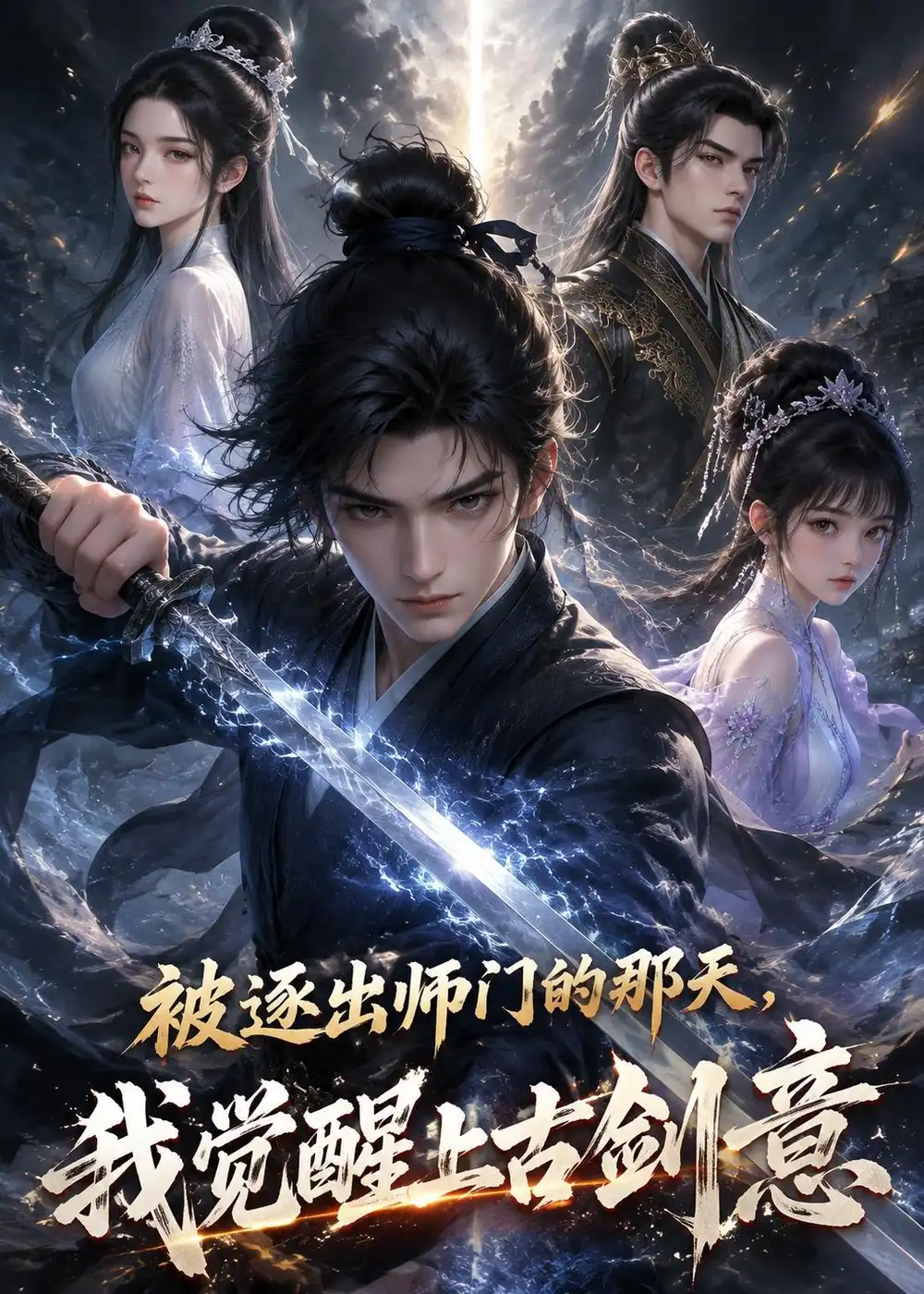 《被逐出师门的那天，我觉醒上古剑意（30集）动漫（夸克网盘）》短剧封面