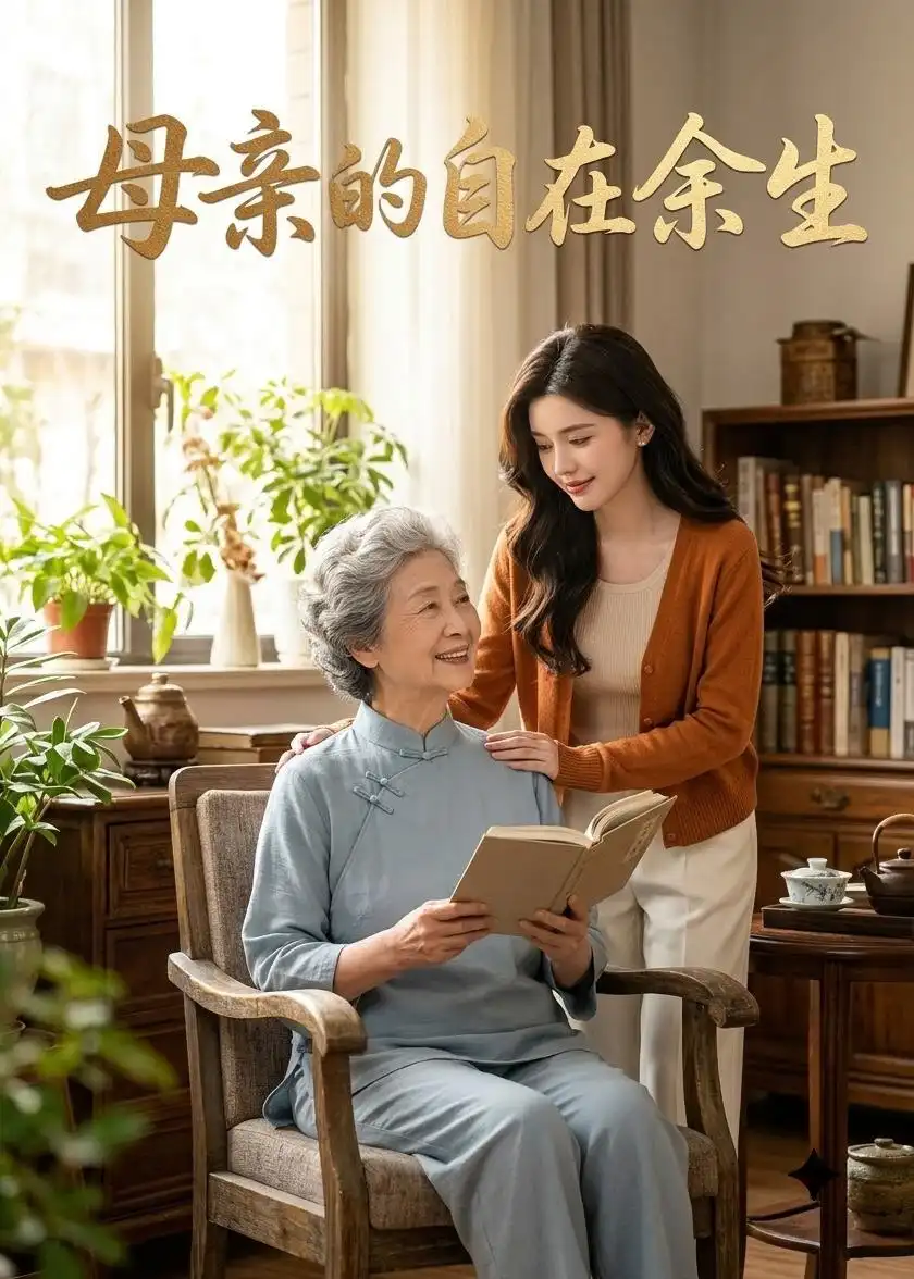 《母亲的自在余生（47集）AI短剧（夸克网盘）》短剧封面
