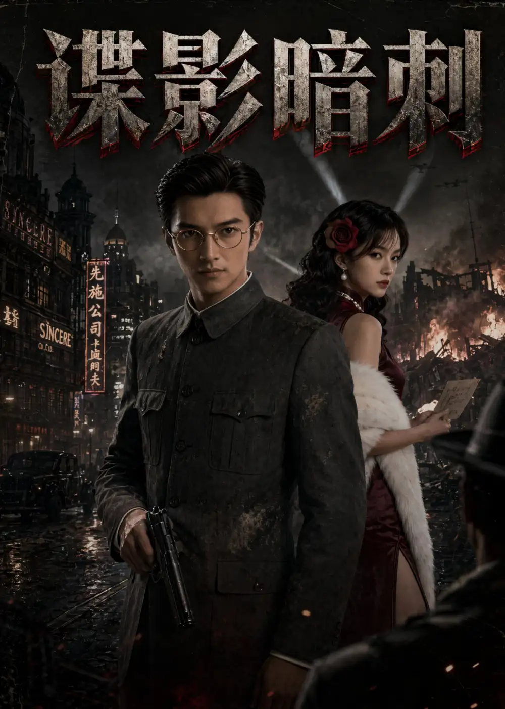 《谍影暗刺（80集）（夸克网盘）》短剧封面