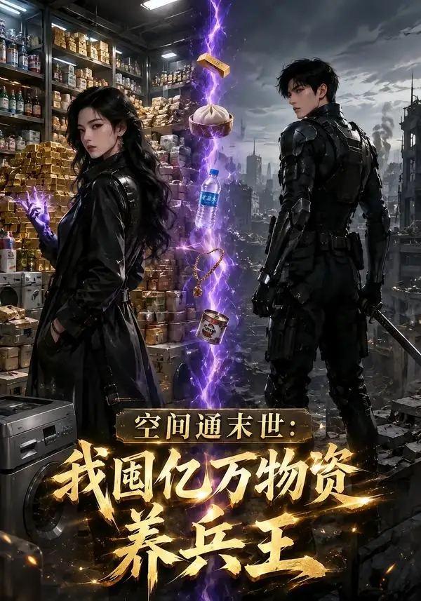 《空间通末世：我囤亿万物资养兵王（110集）（夸克网盘）》短剧封面