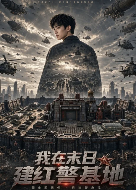 《我在末日建红警基地（60集）（夸克网盘）》短剧封面