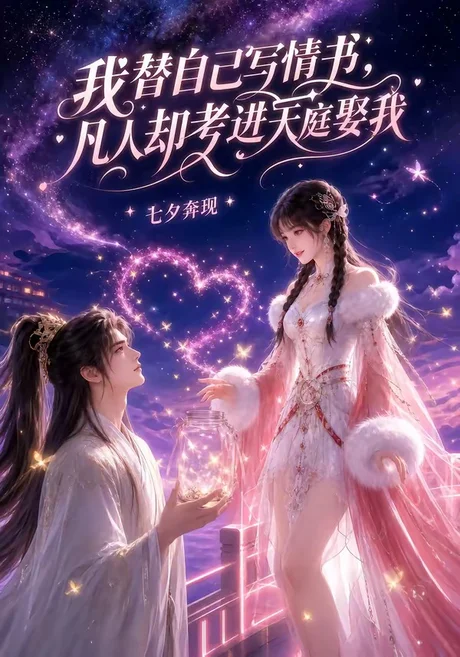 《我替自己写情书，凡人却考进天庭娶我（27集）（夸克网盘）》短剧封面