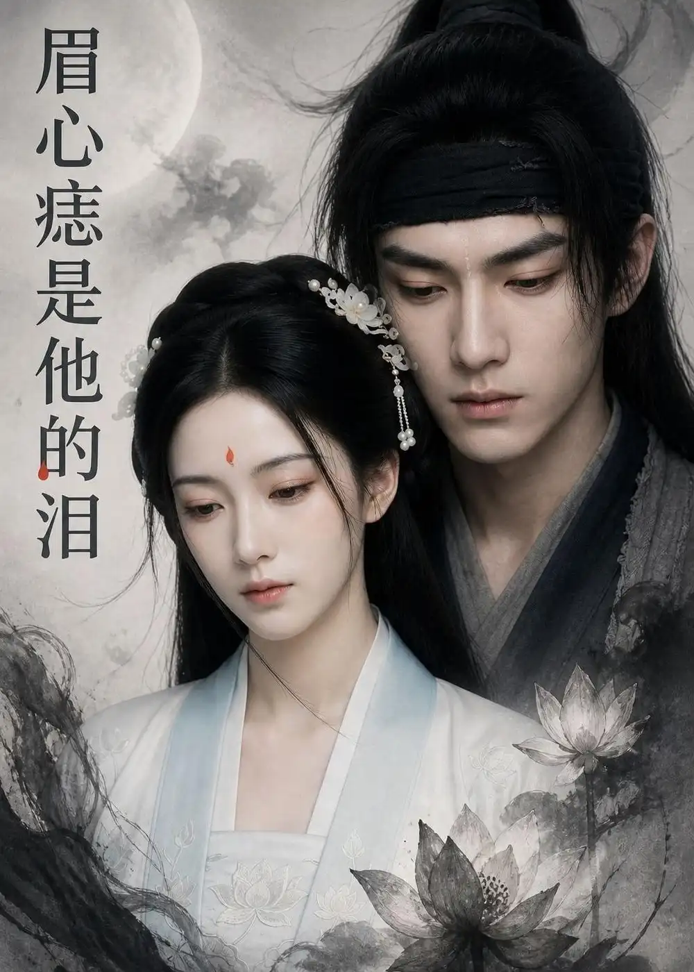 《眉心痣是他的泪(61集)(夸克网盘)》短剧封面