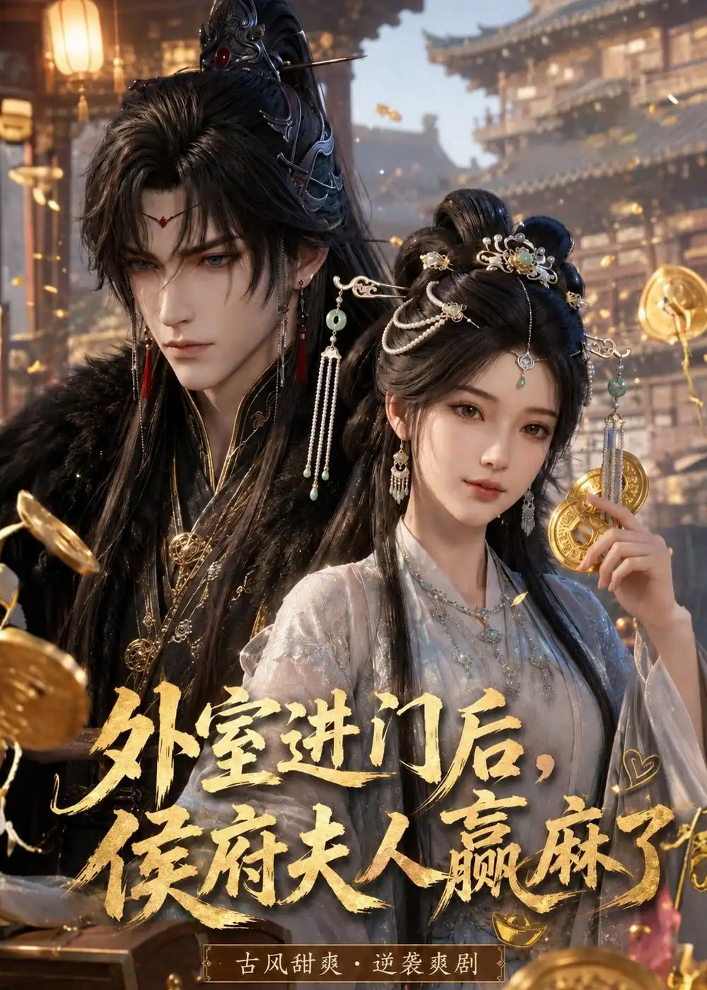 《外室进门后，侯府夫人赢麻了（60集）动漫（夸克网盘）》短剧封面