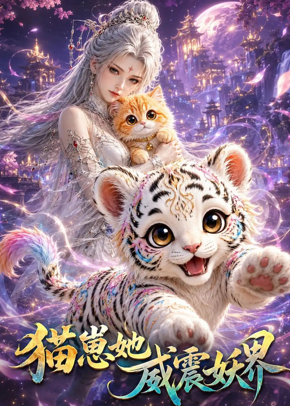 《猫崽她威震妖界（23集）（夸克网盘）》短剧封面