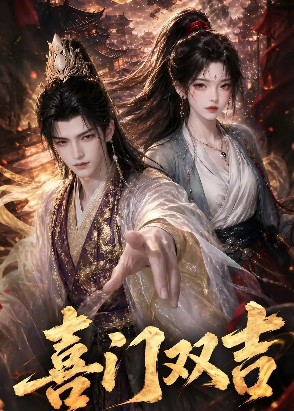 《喜门双吉(22集)(夸克网盘)》短剧封面
