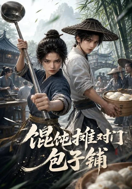 《馄饨摊对门包子铺（21集）（百度网盘）》短剧封面