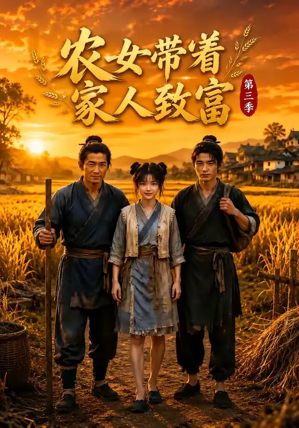 《农女带着家人致富第三季(69集)(夸克网盘)》短剧封面