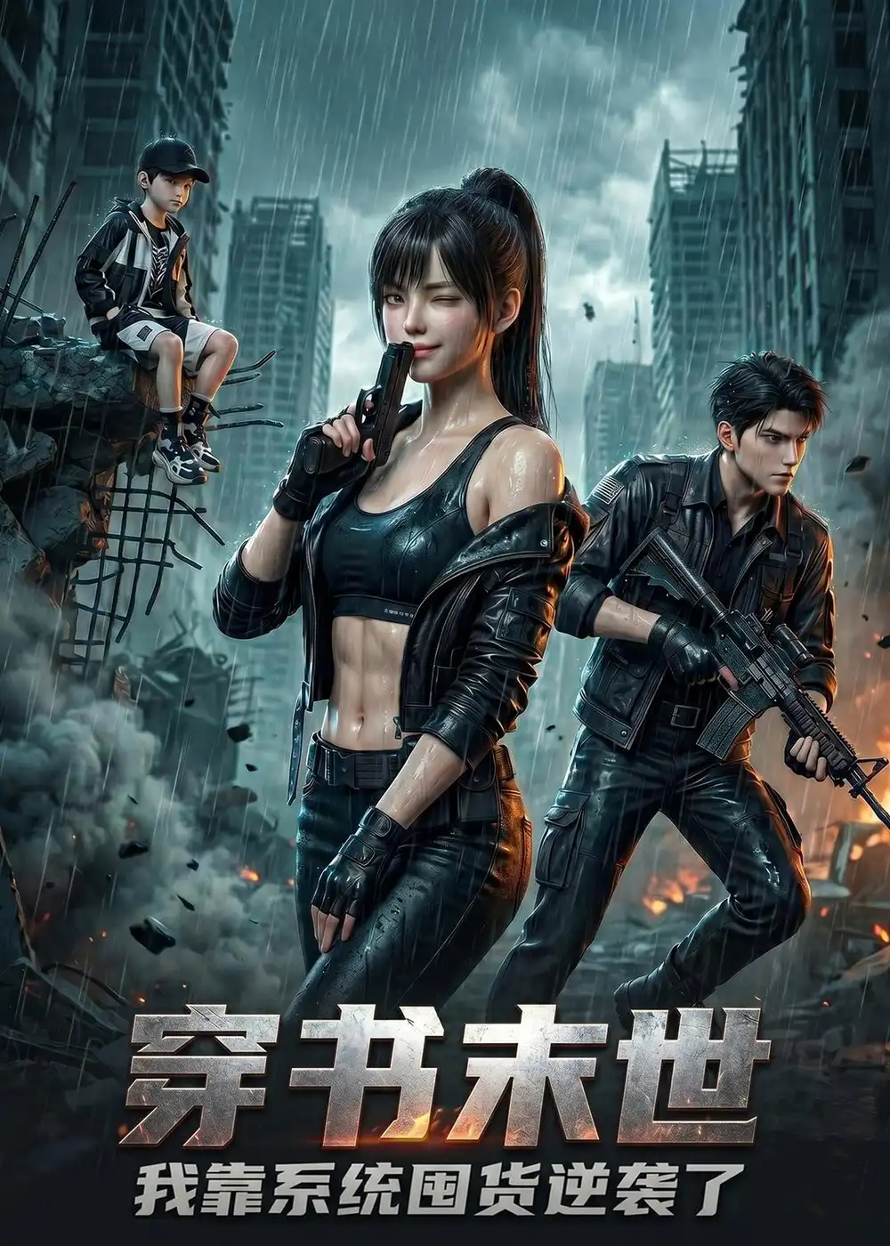 《穿书末世,我靠系统囤货逆袭了(15集)AI短剧 (2026)》短剧封面