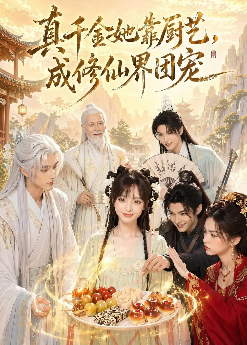《真千金她靠厨艺，成修仙界团宠（61集）（夸克网盘）》短剧封面