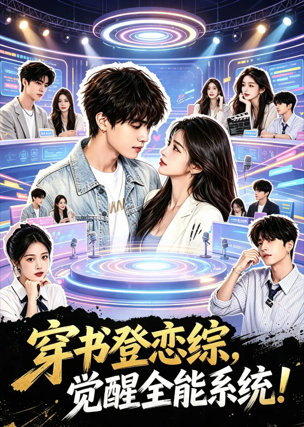 《穿书登恋综,觉醒全能系统!(50集)AI短剧 (2026)》短剧封面