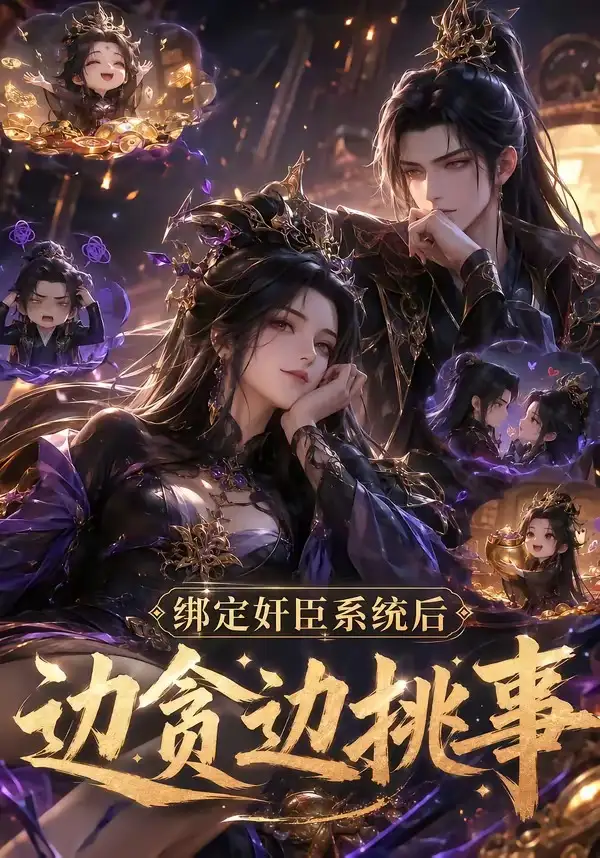 《绑定奸臣系统后边贪边挑事(98集)(夸克网盘)》短剧封面