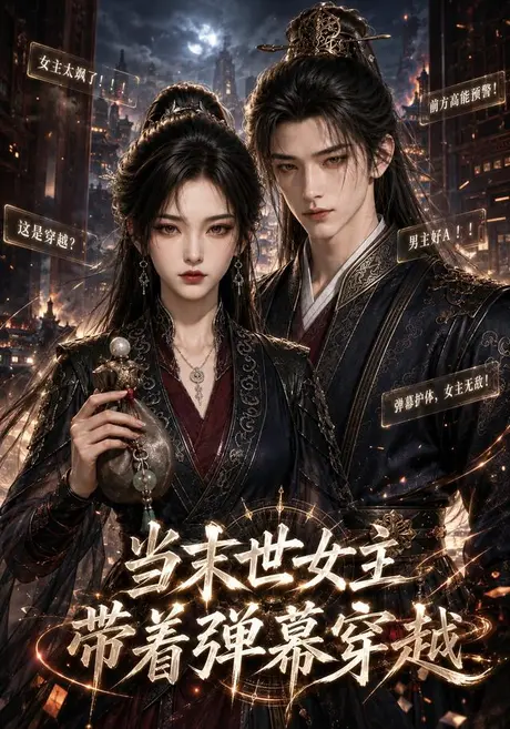 《当末世女主带着弹幕穿越（40 集）AI短剧（百度网盘）》短剧封面