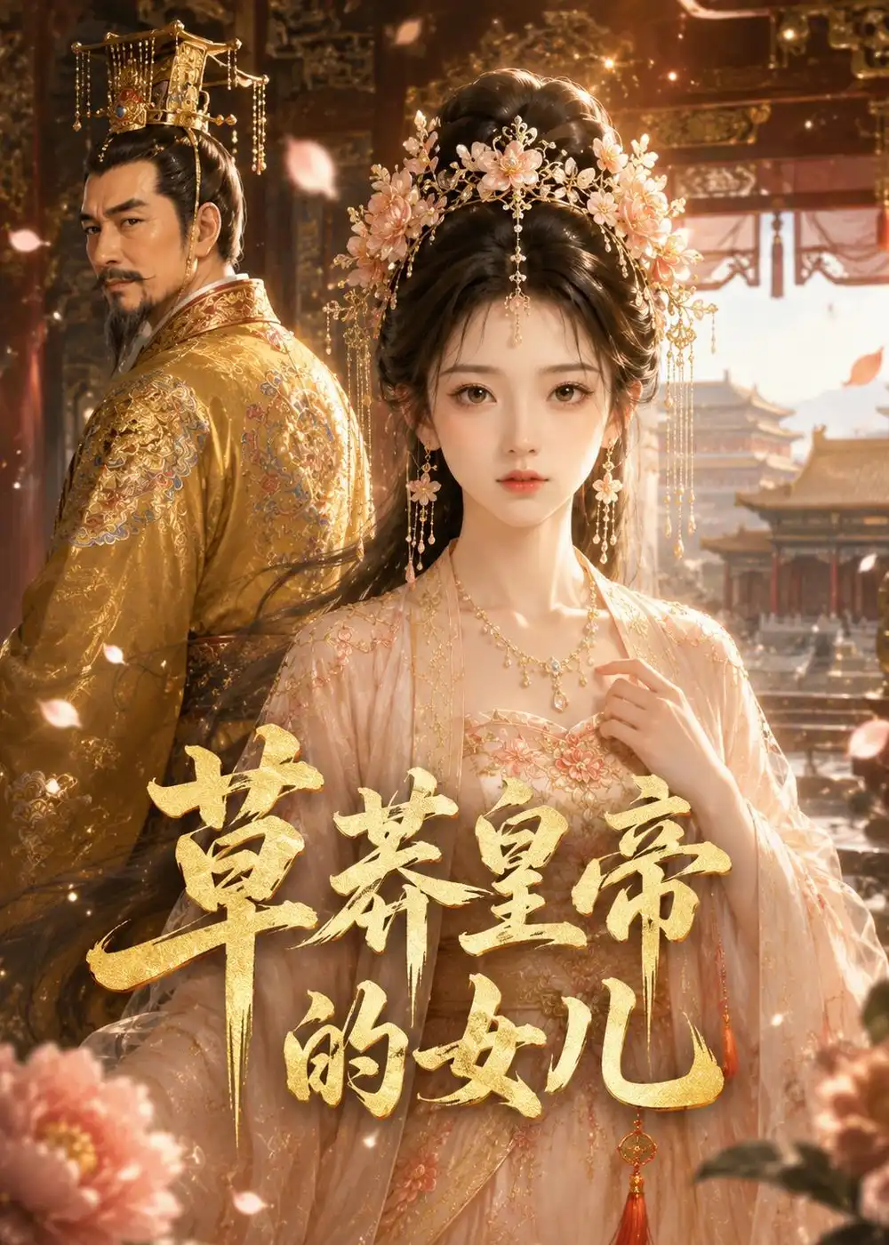 《草莽皇帝的女儿（34集）AI短剧 (2026)》短剧封面