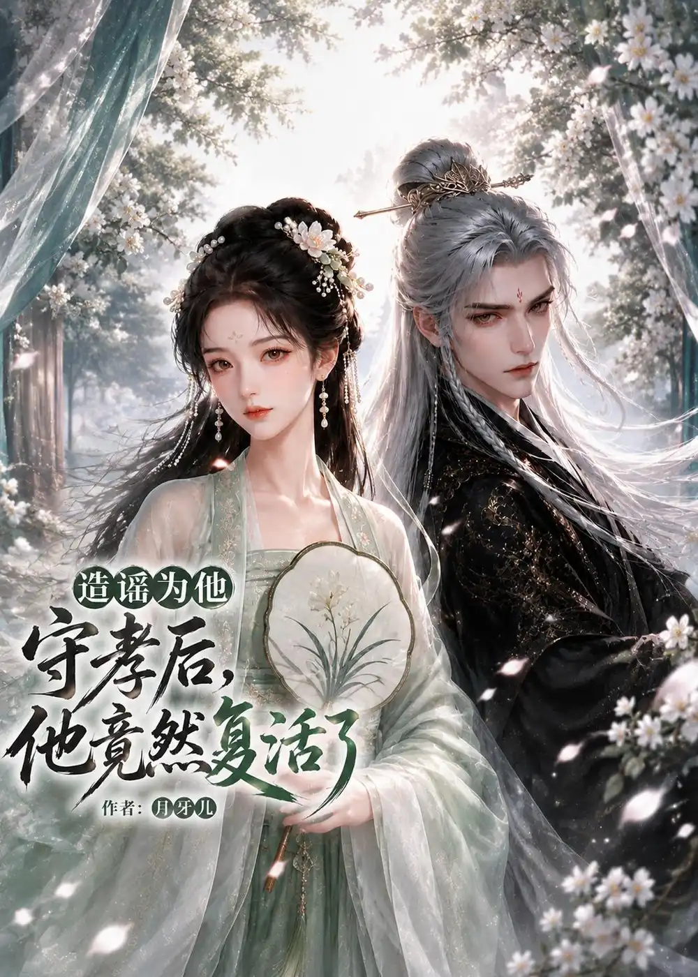 《造谣为他守孝后他竟然复活了第一季（25集）（夸克网盘）》短剧封面