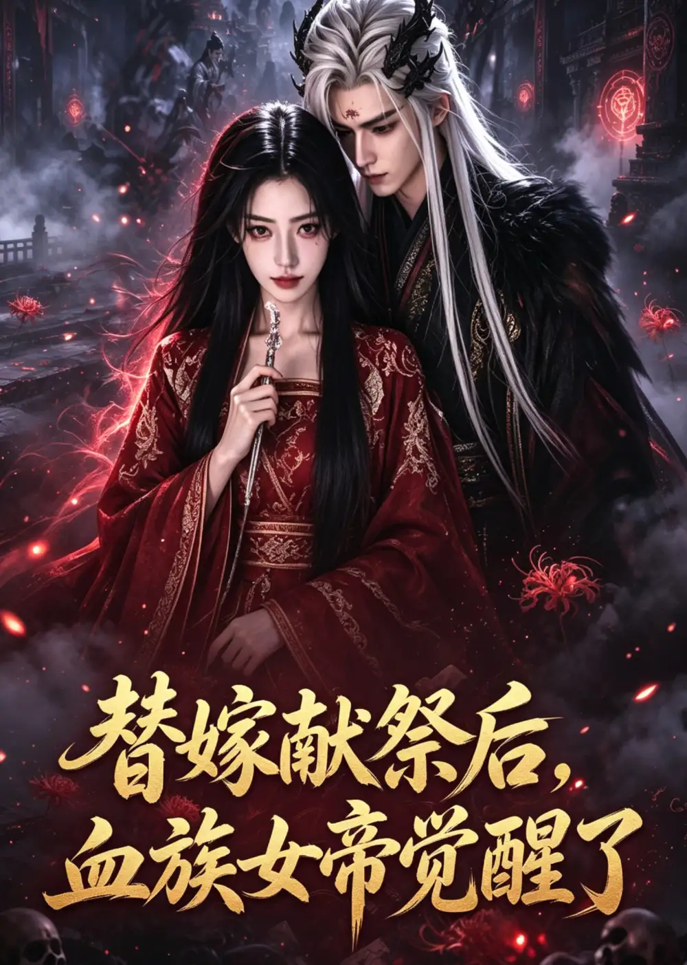 《替嫁献祭后，血族女帝觉醒了（60集）（夸克网盘）》短剧封面