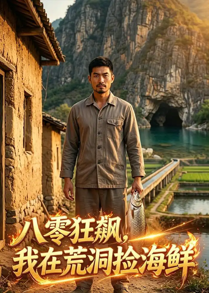 《八零狂飙，我在荒洞捡海鲜（60集）Ai短剧（夸克网盘）》短剧封面