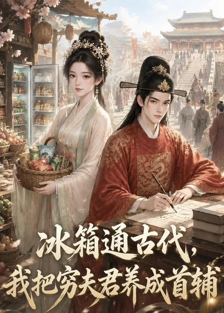 《冰箱通古代，我把穷夫君养成首辅（45集）（百度网盘）》短剧封面