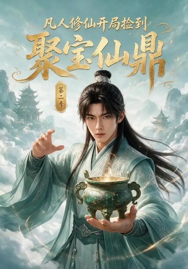 《凡人修仙开局捡到聚宝仙鼎第二季（200集）（夸克网盘）》短剧封面