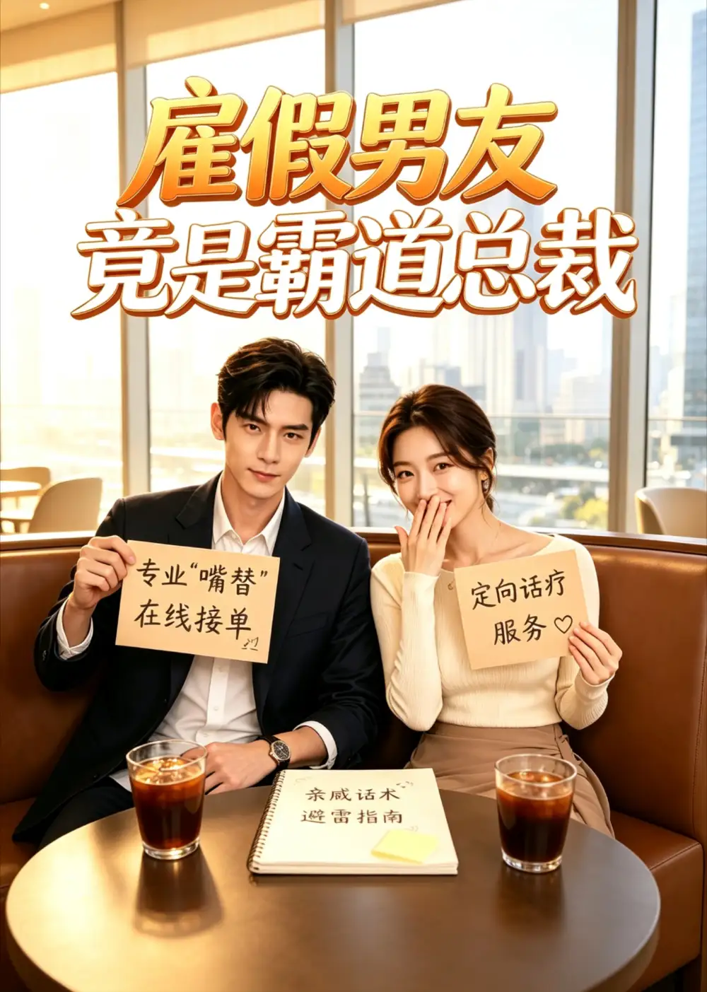 《雇假男友竟是总裁(31集)AI短剧 (2026)》短剧封面