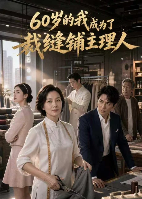 《60岁的我成为了裁缝铺主理人（40集）AI短剧（百度网盘）》短剧封面