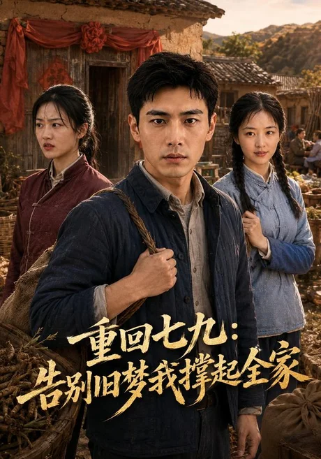 《重回七九：告别旧梦我撑起全家（53集）AI短剧（夸克网盘）》短剧封面