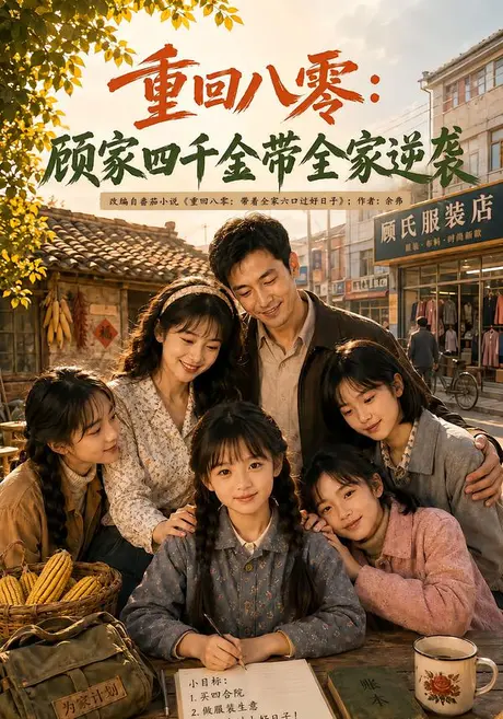 《重回八零：顾家四千金带全家逆袭（102集）（夸克网盘）》短剧封面