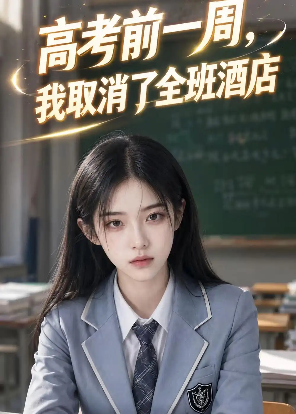 《高考前一周,我取消了全班酒店(30集)AI短剧 (2026)》短剧封面