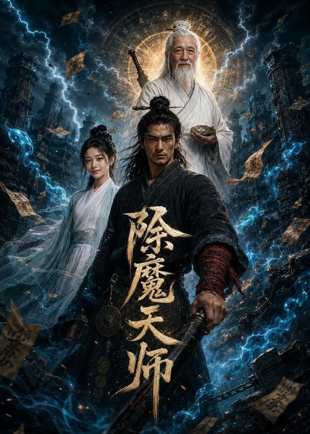《除魔天师（30集）AI短剧（夸克网盘）》短剧封面