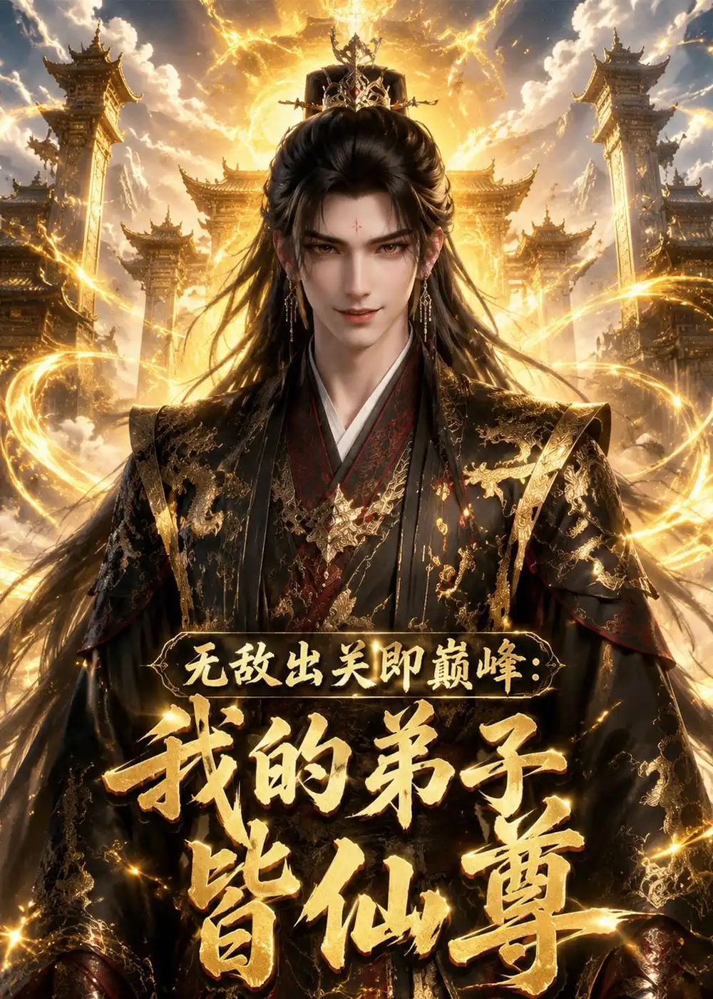 《无敌出关即巅峰：我的弟子皆仙尊（93集）动漫（夸克网盘）》短剧封面