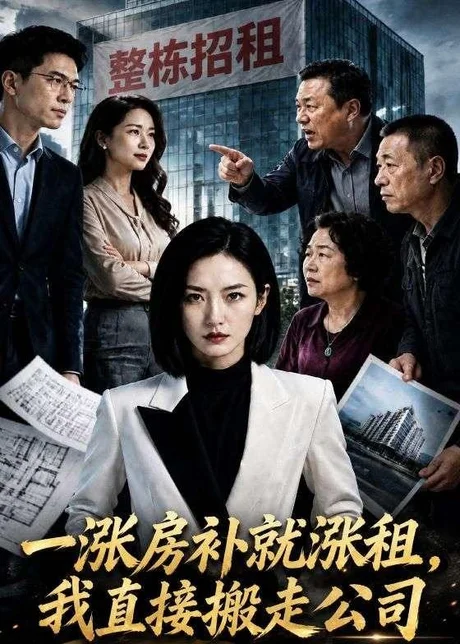 《一涨房补就涨租，我直接搬走公司（68集）（百度网盘）》短剧封面