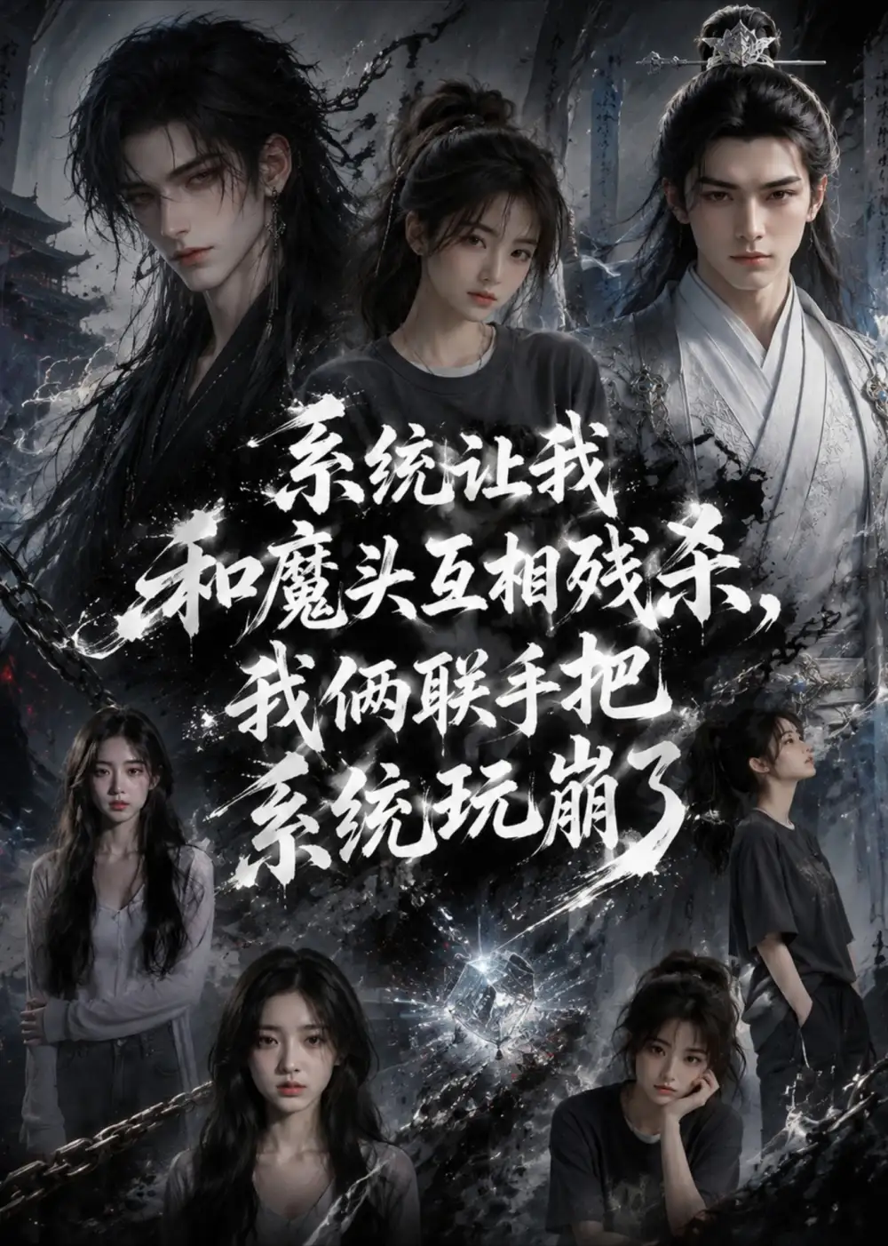 《系统让我和魔头互相残杀,我俩把系统玩崩了(35集)AI短剧 (2026)》短剧封面