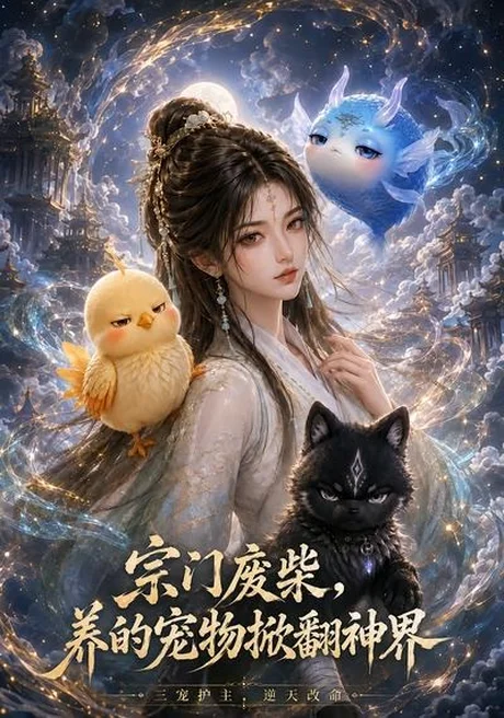 《宗门废柴，养的宠物掀翻神界（50集）（夸克网盘）》短剧封面