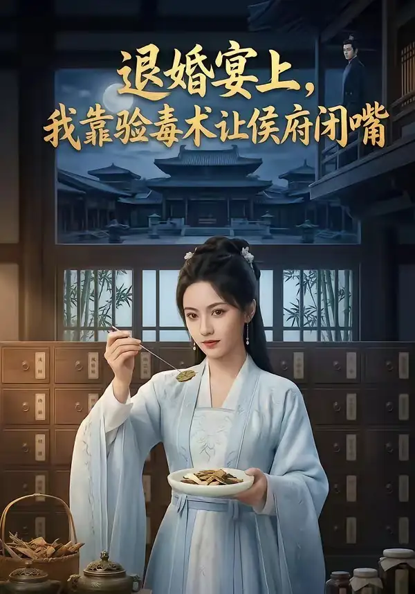 《退婚宴上,我靠验毒术让侯府闭嘴(88集)AI短剧 (2026)》短剧封面