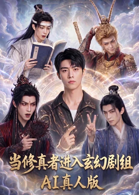 《当修真者进入玄幻剧组AI真人版（60集）（百度网盘）》短剧封面
