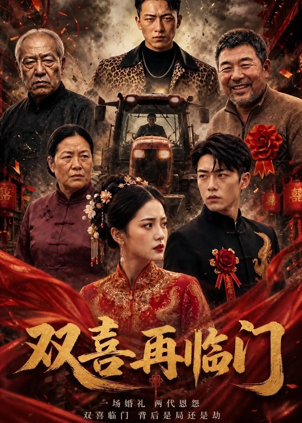 《双喜再临门（56集）AI短剧 (2026)》短剧封面