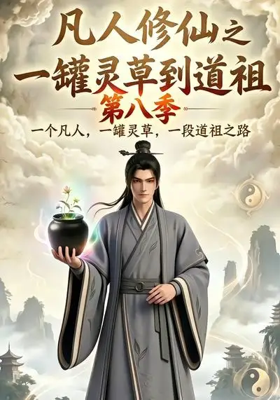 《凡人修仙之一罐灵草到道祖第八季(101集)(夸克网盘)》短剧封面