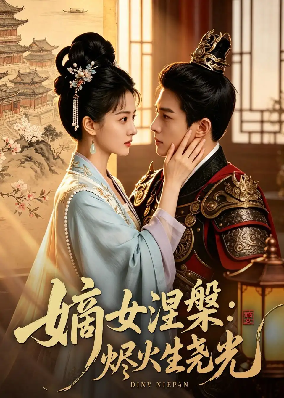 《嫡女涅槃：烬火生尧光（52集）Ai短剧（夸克网盘）》短剧封面