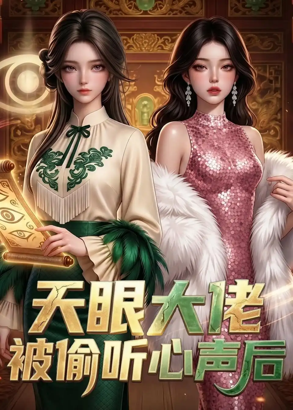 《天眼大佬被偷听心声后（63集）AI短剧 (2026)》短剧封面