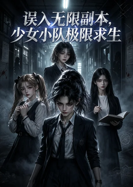 《误入无限副本,少女小队极限求生(60集)AI短剧 (2026)》短剧封面