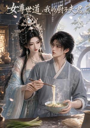 女尊世道,我的厨子夫君 《女尊世道,我的厨子夫君》短剧封面