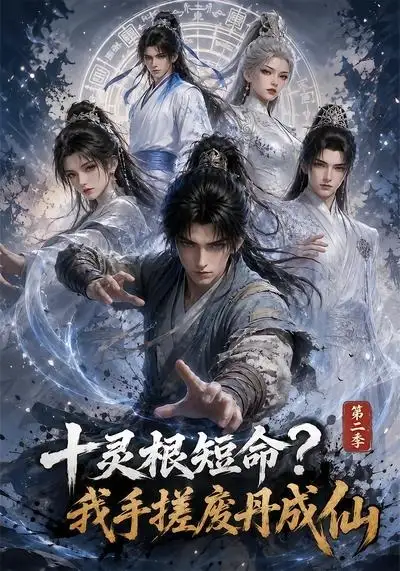 《十灵根短命？我手搓废丹成仙第二季（100集）（夸克网盘）》短剧封面