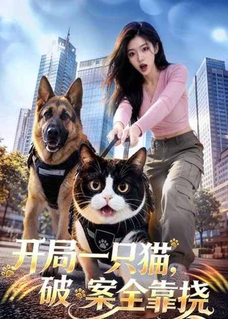 《开局一只猫,破案全靠挠(71集)(百度网盘)》短剧封面