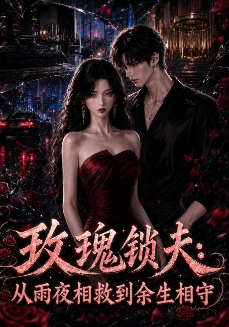 《玫瑰锁夫:从雨夜相救到余生相守(126集)(百度网盘)》短剧封面